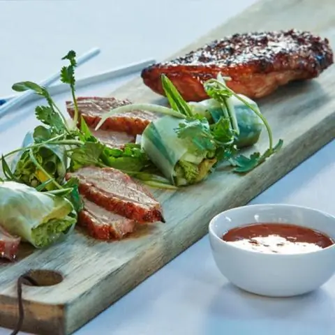 Жареная утиная грудка с терияки