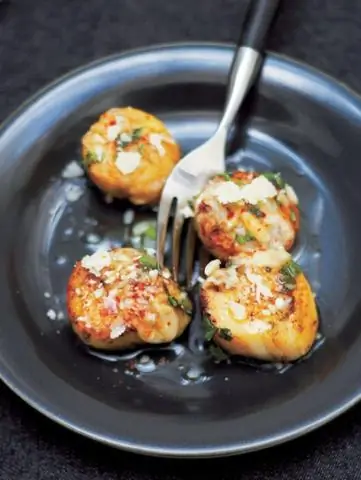 Гребешки на гриле