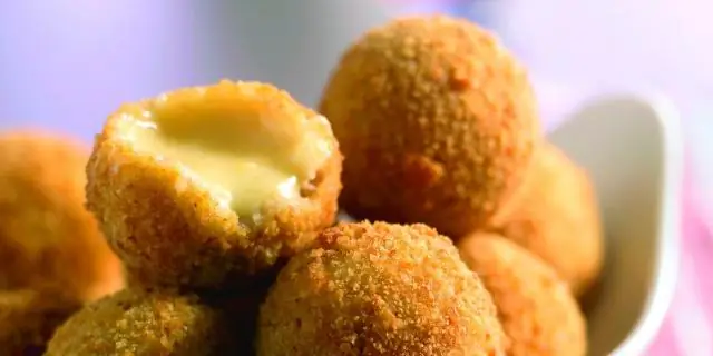 Запеченные сырные шарики