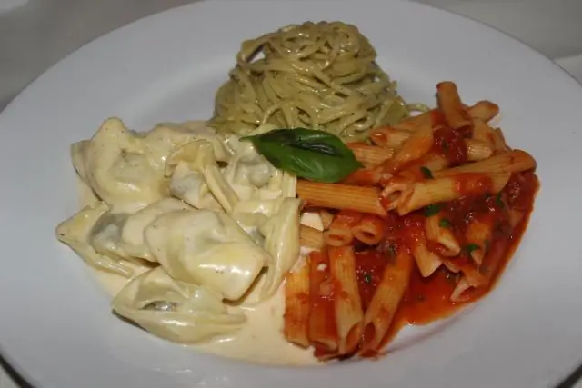 Трис ди паста со шпинатом