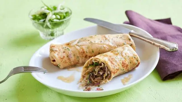 Флядле с начинкой