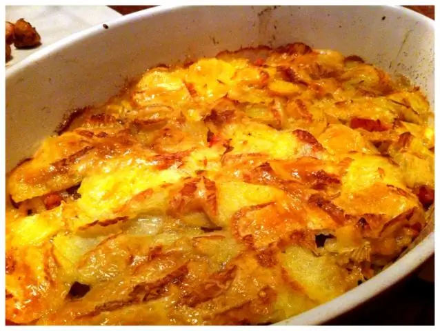 Картофельная сковорода с мюнстерским сыром