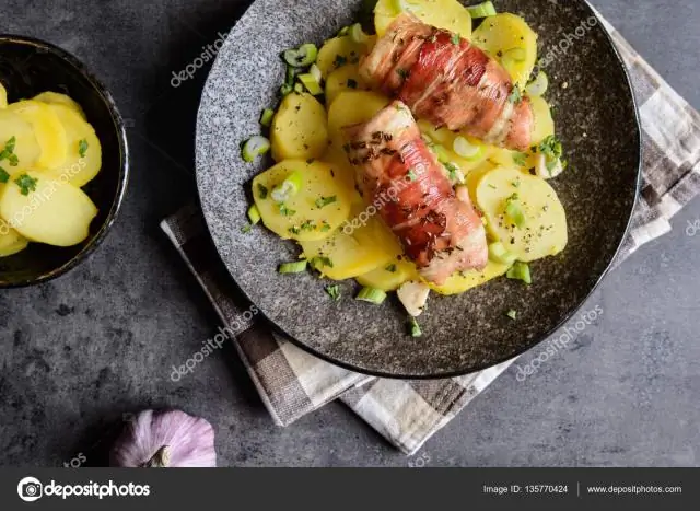 Картофель в беконе