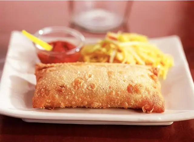 Спринг роллы с окунем