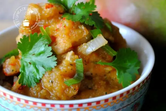 Курица с манговым соусом