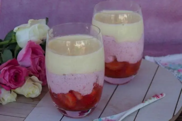 Клубничный пудинг Дуэт