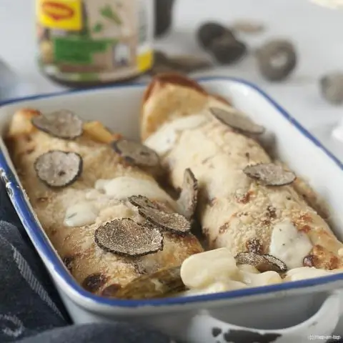 Блинчики с начинкой / гратен