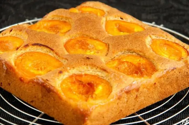 Абрикосовый пирог из формочки