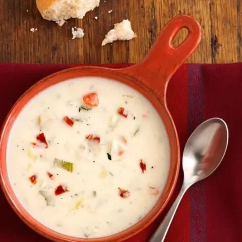 Суп с пармезаном