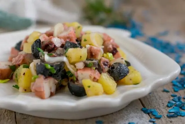 Салат из кальмаров Salata od hobotnice