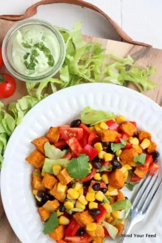 Картофельный салат с фруктами