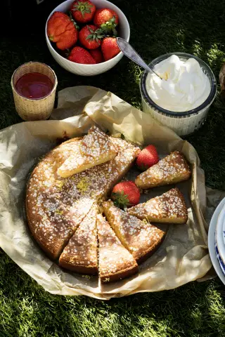 Вареники с яйцом и лимоном